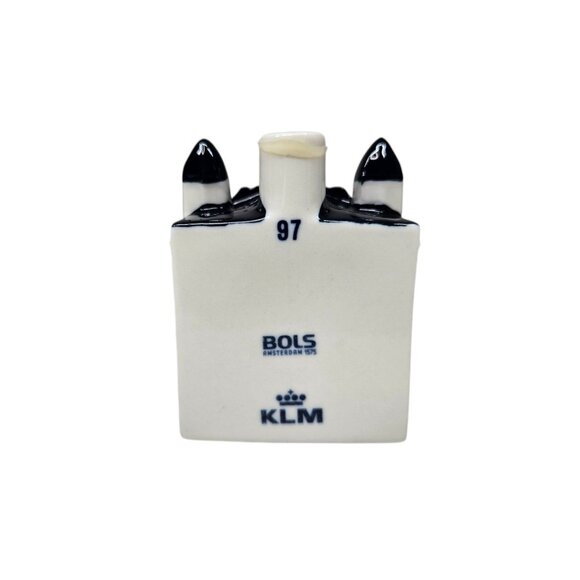 KLM Blue Delft House #97 Bols Empty Holland America Line Dutch KLM Airlines - Picture 5 of 9